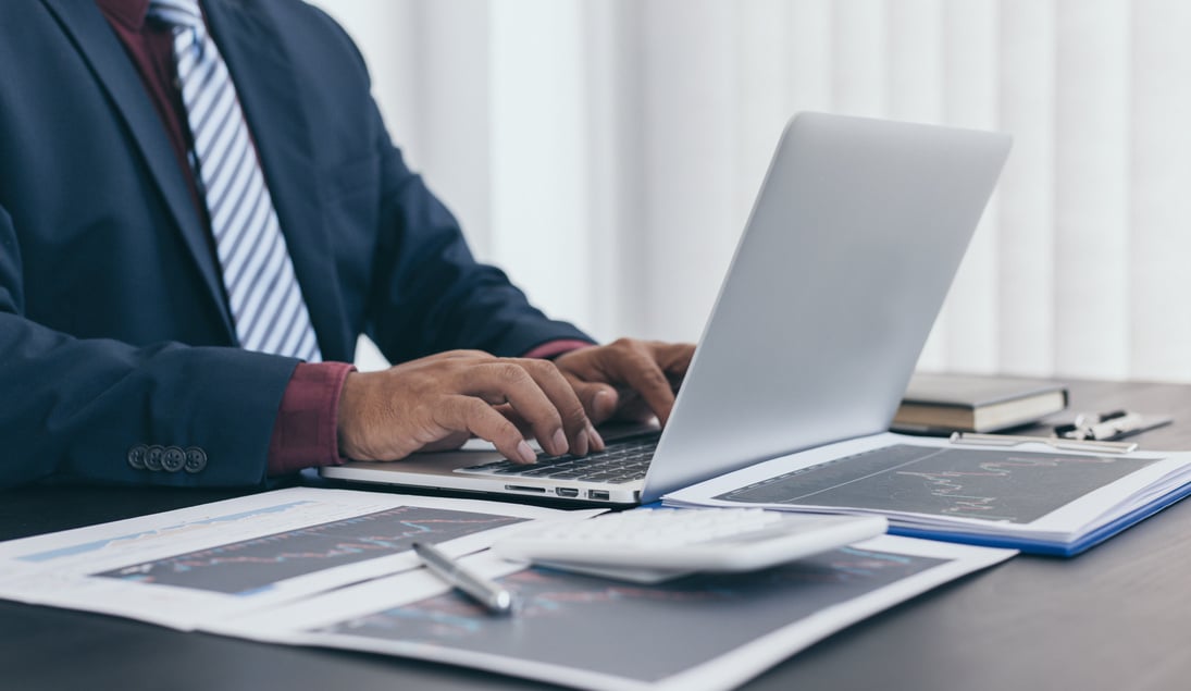 Man Working in an Office